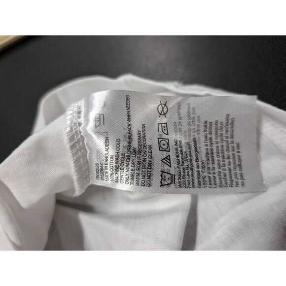 Southpole White and Grey T-shirt Men's Medium - Picture 5 of 6